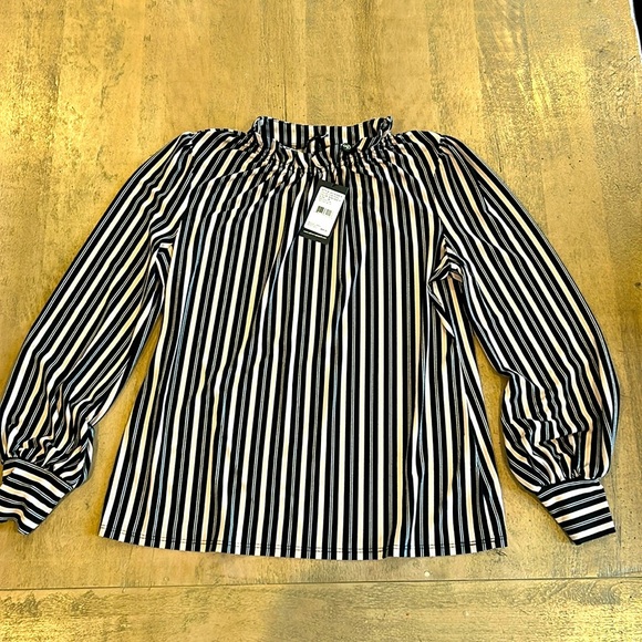 Adrianna Papell long sleeve knit top, Medium - Picture 1 of 6